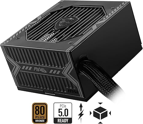 MSI Power Supply MAG A750BN PCIE 5 MSI Power Supply MAG A750BN PCIE 5